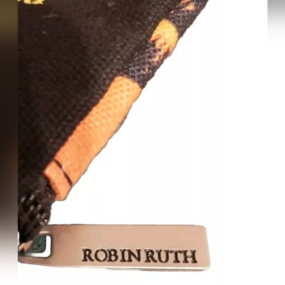 NWT Robin Ruth Bahamas Crossbody Bag/Coin Pouch Zippered Canvas Cotton 2Pc - Picture 6 of 9